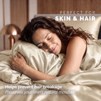 Fine 4-Piece Silky Satin Sheet Set, Bright Shades