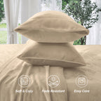 4-Piece Velvet Plush Flannel Sheet Set