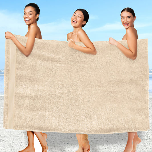 Elegant Comfort 1 Piece Premium Turkish Cotton Oversized Bath Sheet Towel 40 x 80 Inch
