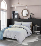 Essential 3-Piece Solid Duvet Cover Set