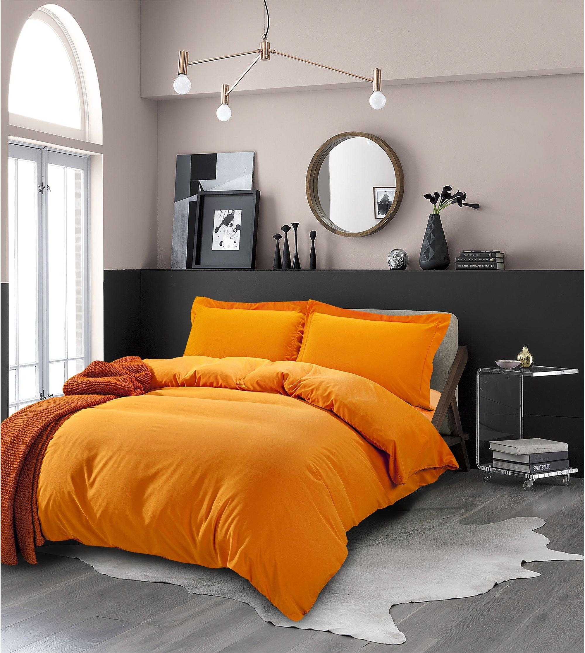 Essential 3-Piece Solid Duvet Cover Set