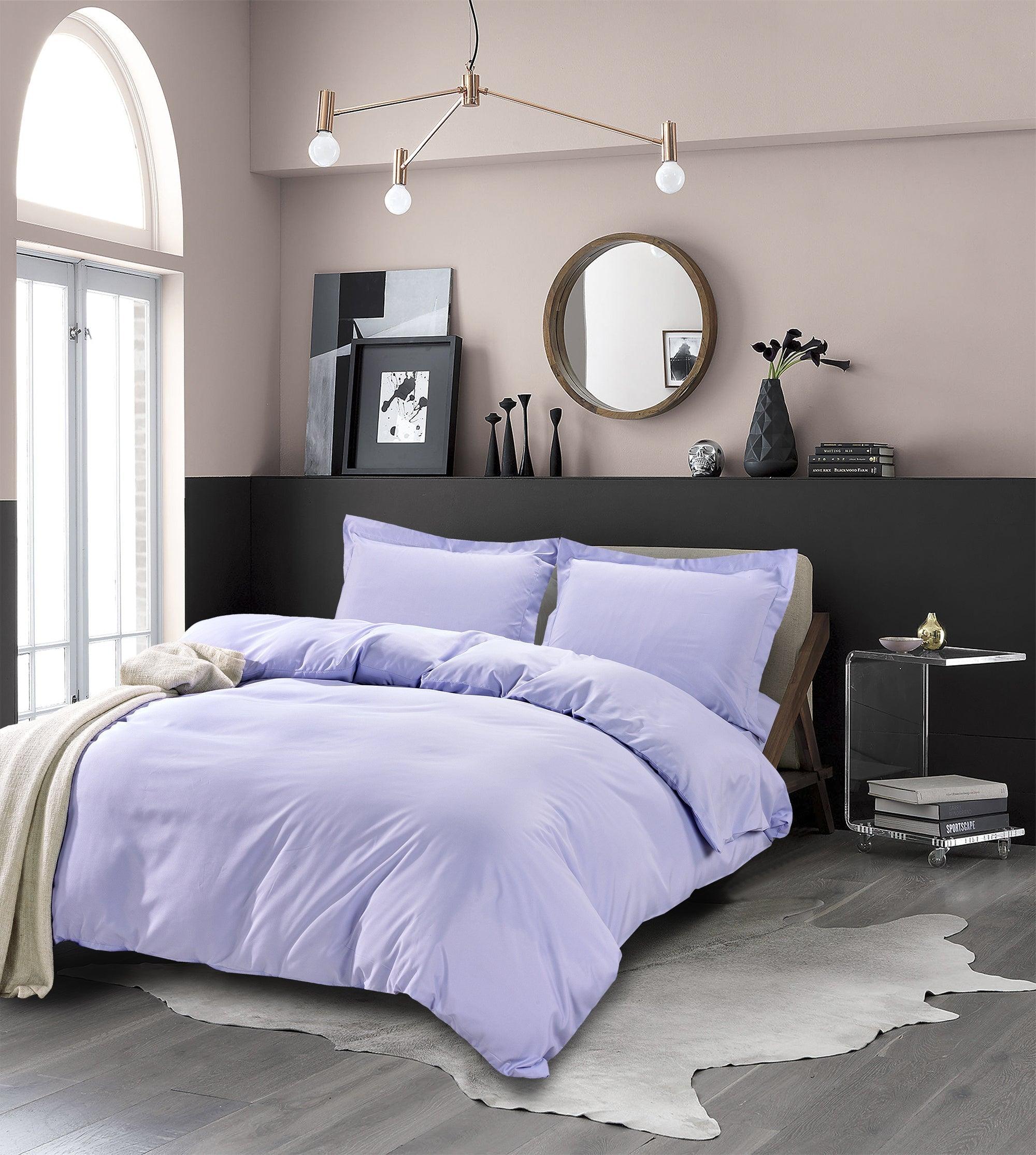 Essential 3-Piece Solid Duvet Cover Set