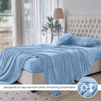 4-Piece Velvet Plush Flannel Sheet Set