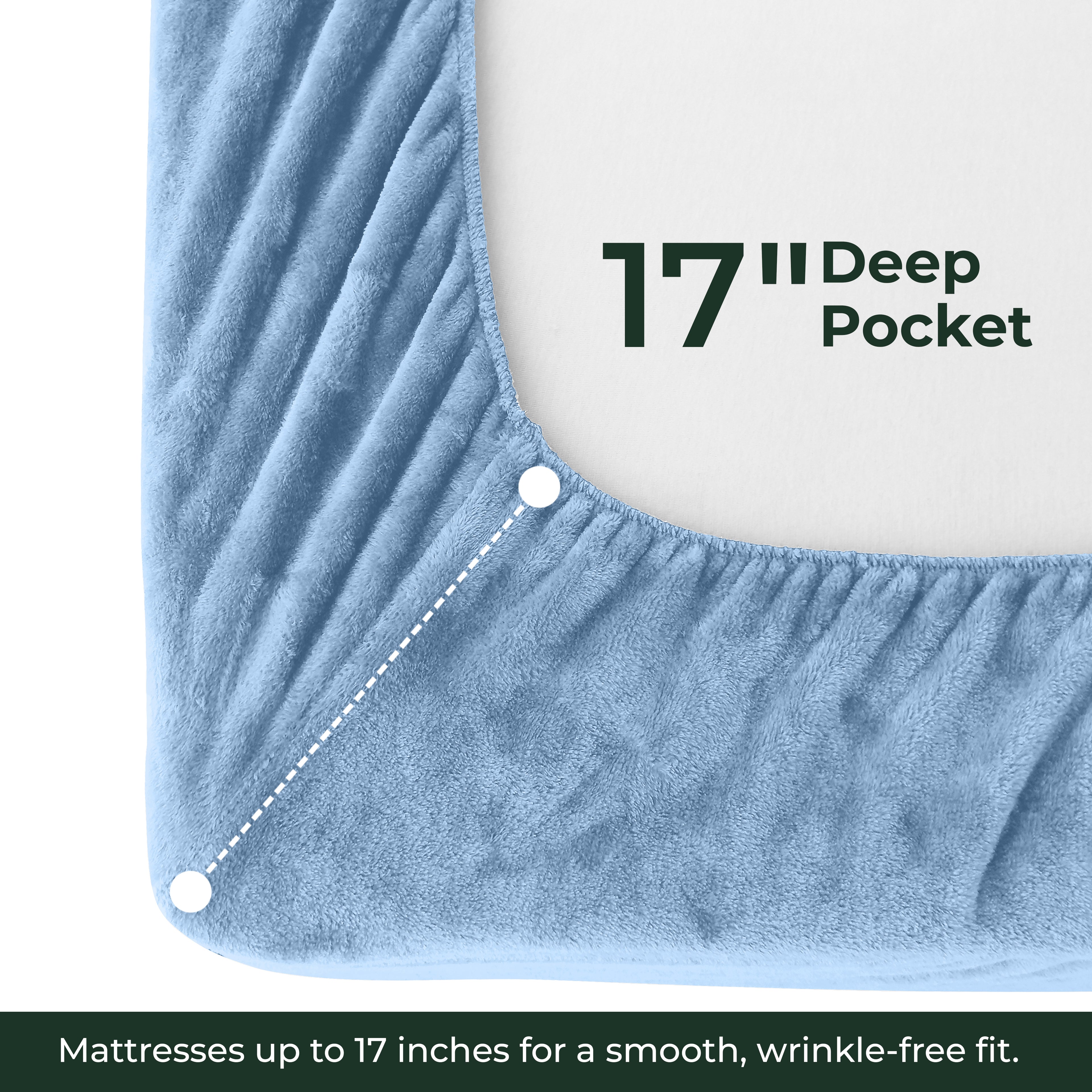 4-Piece Velvet Plush Flannel Sheet Set