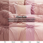 10-Piece Sunflower Comforter Set - Includes 4-Piece Sheet Set with Double Sided Storage Pockets