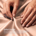 Fine 4-Piece Silky Satin Sheet Set, Bright Shades