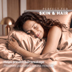 Fine 4-Piece Silky Satin Sheet Set, Bright Shades