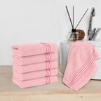 6-Pack Premium Turkish Cotton Washcloths Set, 13 x 13 inch