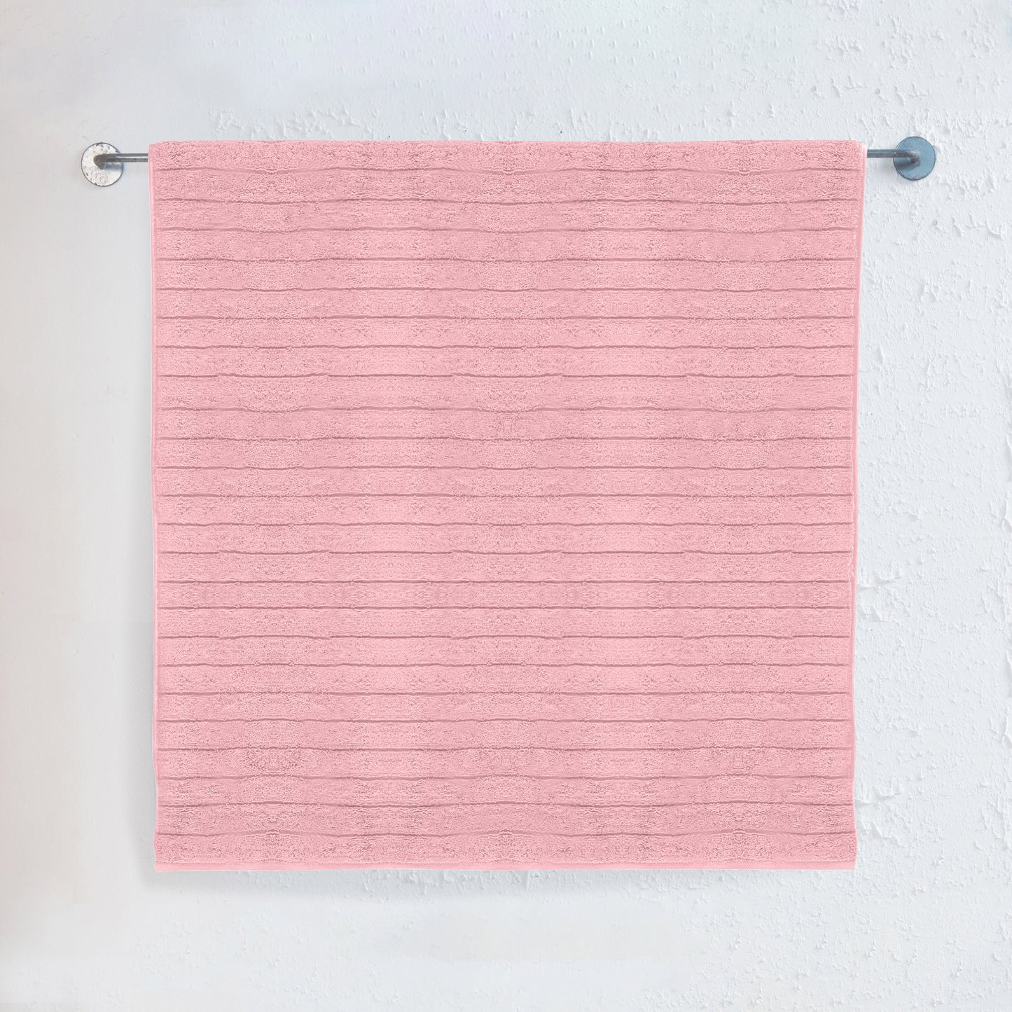 Elegant Comfort 1-Piece Premium Turkish Cotton Corduroy Stripe Jumbo Towel, 35x 70 inch