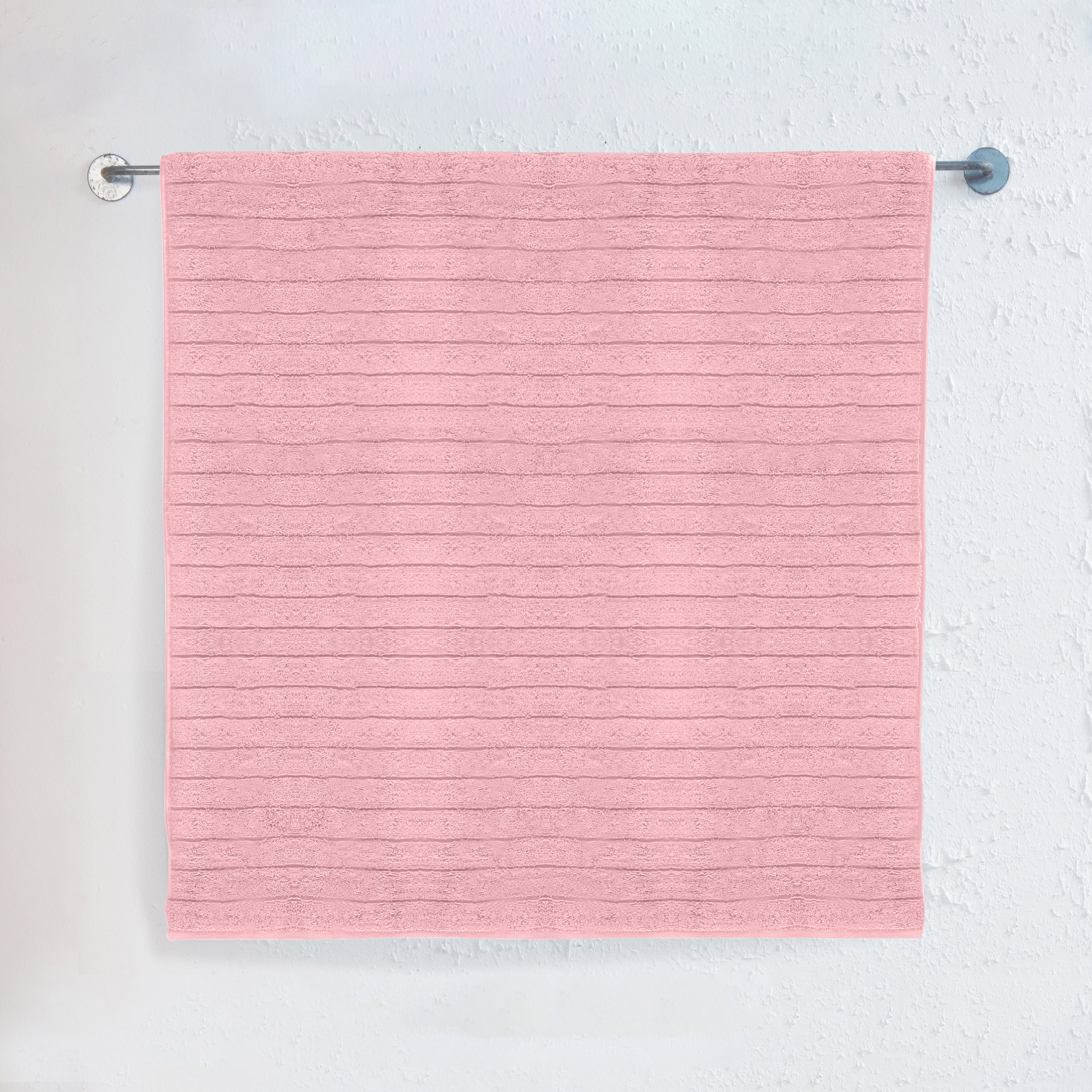 1-Piece Premium Turkish Cotton Corduroy Stripe Jumbo Towel, 35x 70 inch