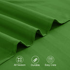 6-Piece Dobby Stripe Printed Bed Sheet Set- Soft as a Hotel Premium Quality