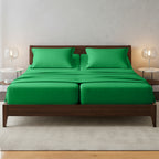 Essential 4-Piece 3-Line Embroidery Sheet Set, Soft as a Hotel Premium Quality,  Moody Shades