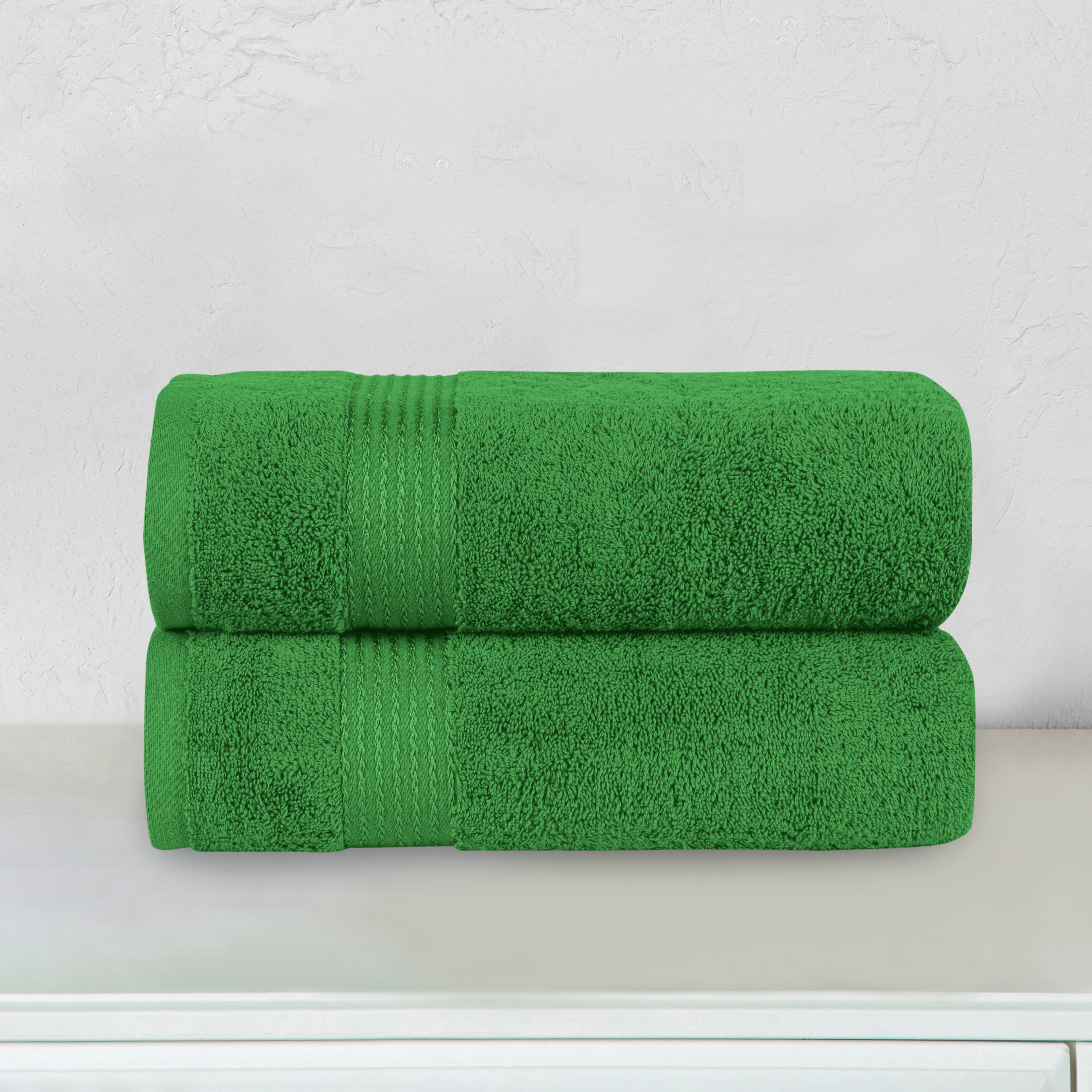 2-Pack Premium Turkish Cotton Bath Towel Set, 27 x 54 inch