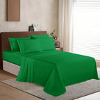 Essential 6-Piece 3-Line Embroidery Sheet Set, Soft as a Hotel Premium Quality,  Moody Shades