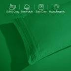 Essential 6-Piece 3-Line Embroidery Sheet Set, Soft as a Hotel Premium Quality,  Moody Shades