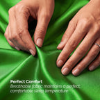 Fine 4-Piece Silky Satin Sheet Set, Moody Shades