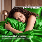 Fine 4-Piece Silky Satin Sheet Set, Moody Shades