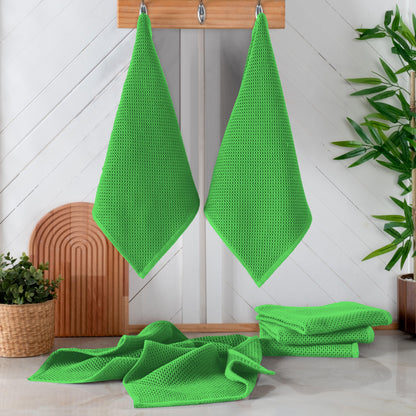 Elegant Comfort 6-Pack Turkish Cotton Waffle Wave Kitchen Towels