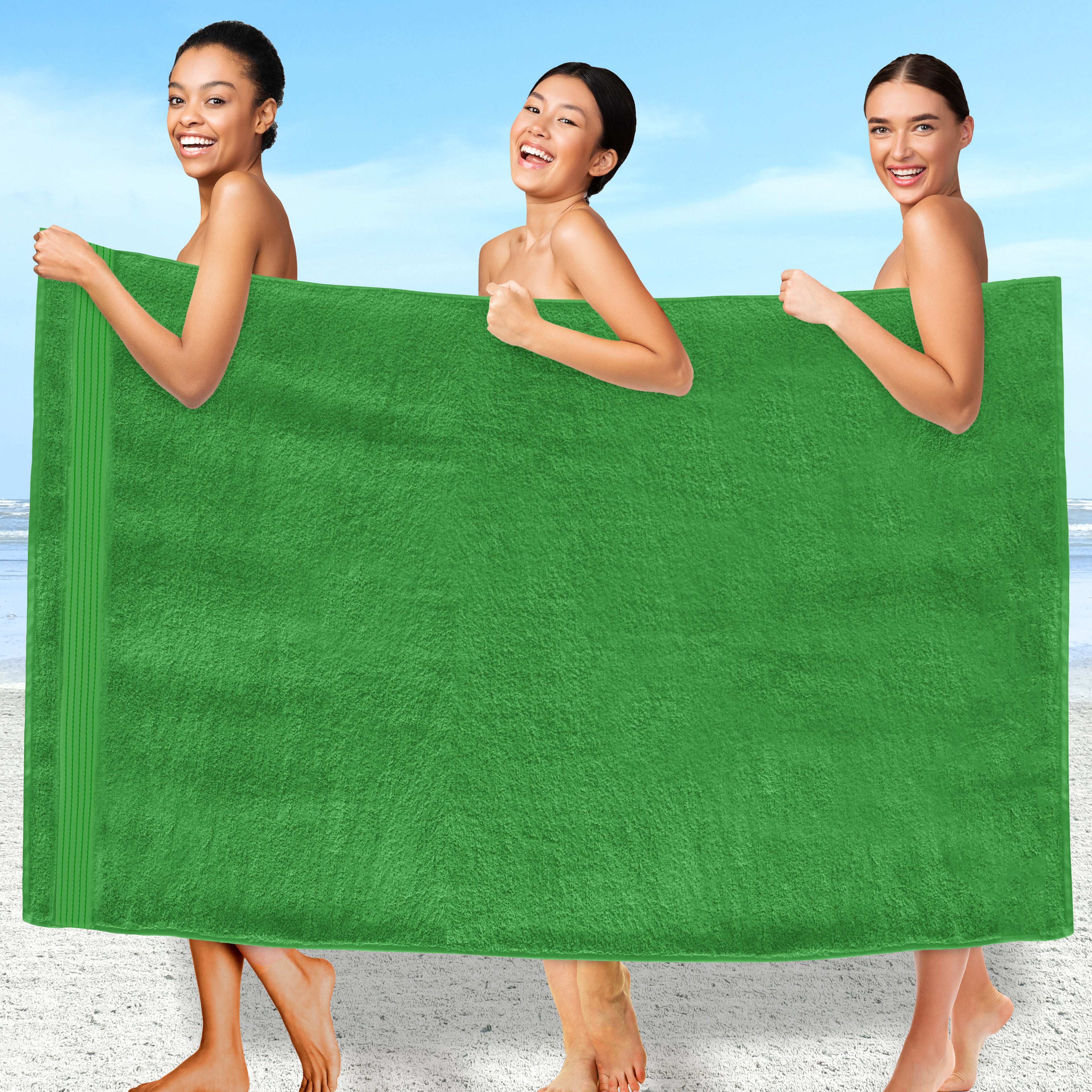 1-Piece Premium Turkish Cotton Oversized Bath Sheet Towel 40 x 80 Inch