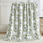Religious Flannel Fleece Throw Blanket - Velvet Feel, 50 x 70 inches