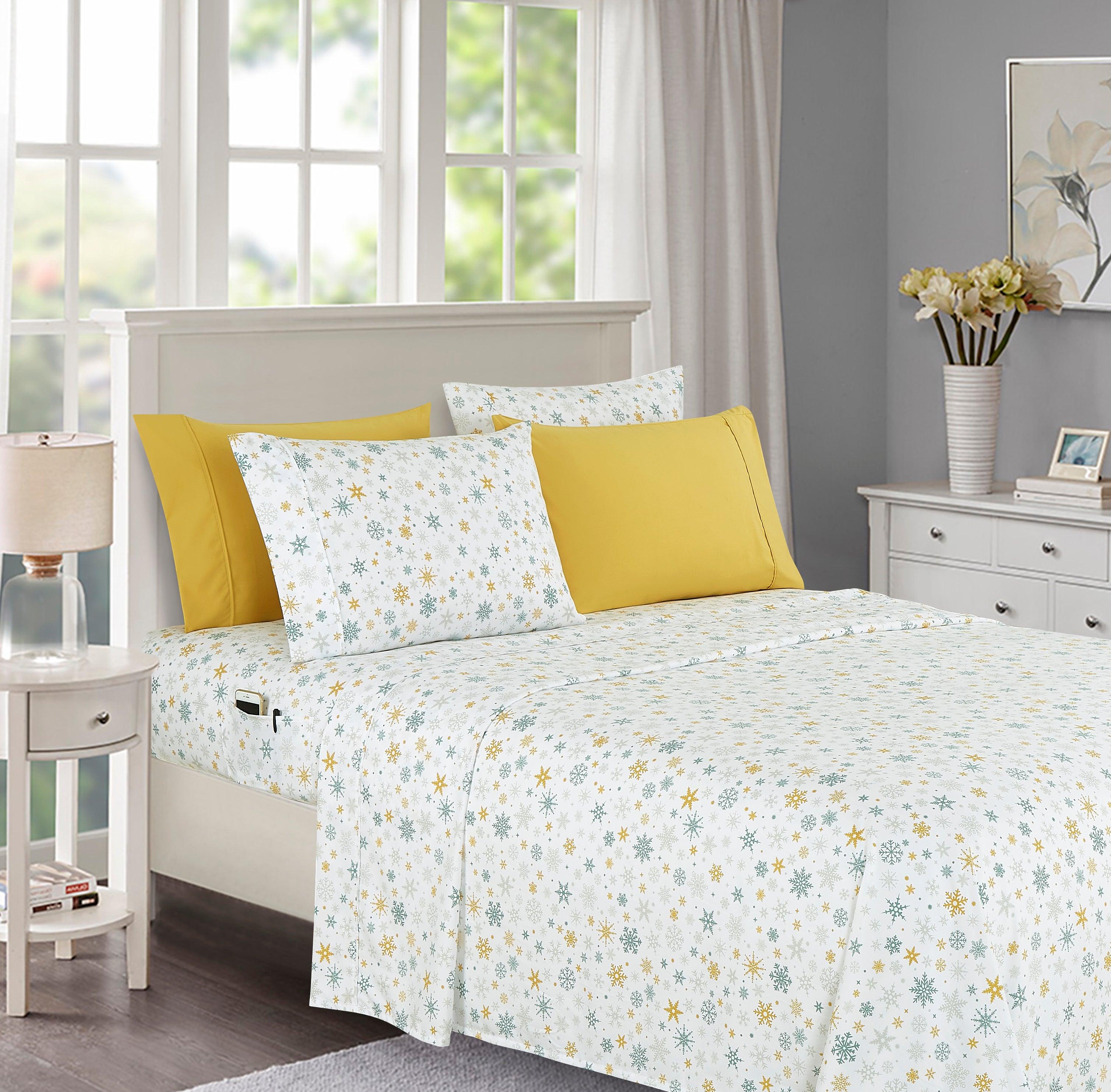 6-Piece Christmas & Holiday Sheet Set - Soft as a Hotel Premium Quality