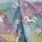 Glow In the Dark 50" x 60" Throw Blanket - Velvety Feel, 50 X 60 inches