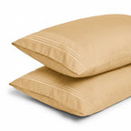 Set of 2 Pillowcases- 3 Line Embroidery