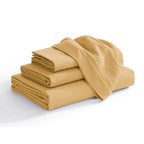 Extra deep 18-24 Inch Pocket 3 Line Embroidery, 4-Piece Sheet Set, Bright Shades