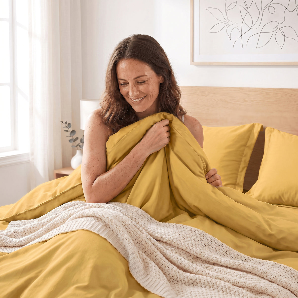 Essential 3-Piece Solid Duvet Cover Set