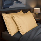 Set of 2 Pillowcases- 3 Line Embroidery