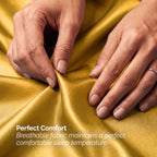 Fine 4-Piece Silky Satin Sheet Set, Bright Shades