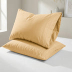 Set of 2 Pillowcases- 3 Line Embroidery
