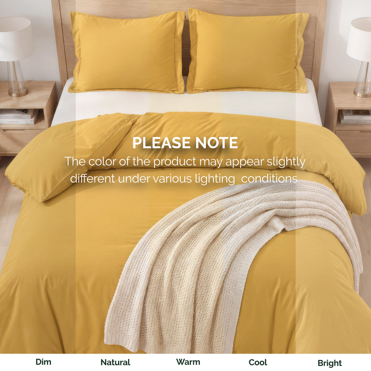 Essential 3-Piece Solid Duvet Cover Set