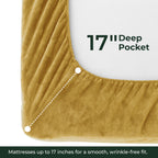 4-Piece Velvet Plush Flannel Sheet Set