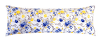 Set of 2 Floral and Stripe Pattern Pillowcases
