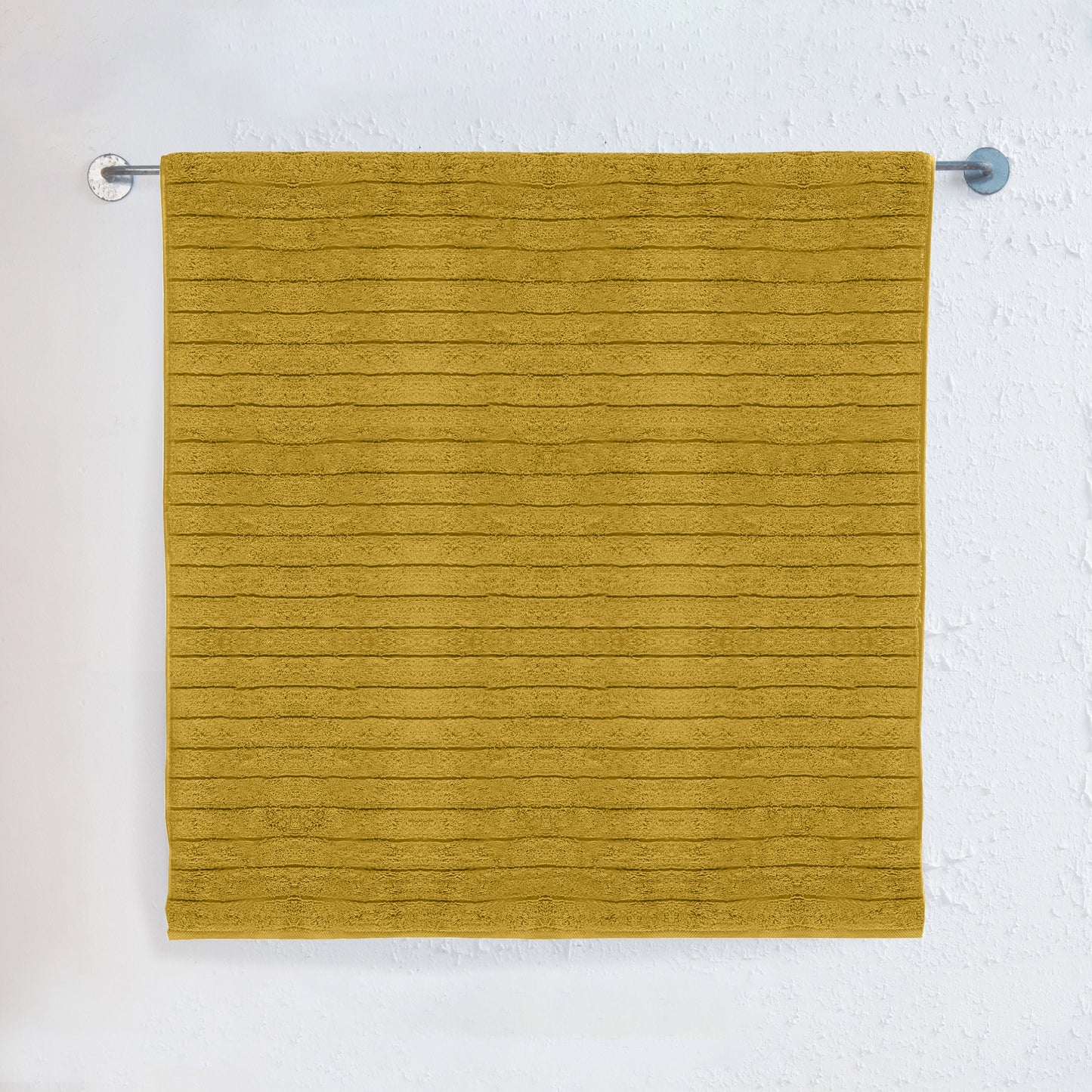 Elegant Comfort 1-Piece Premium Turkish Cotton Corduroy Stripe Jumbo Towel, 35x 70 inch