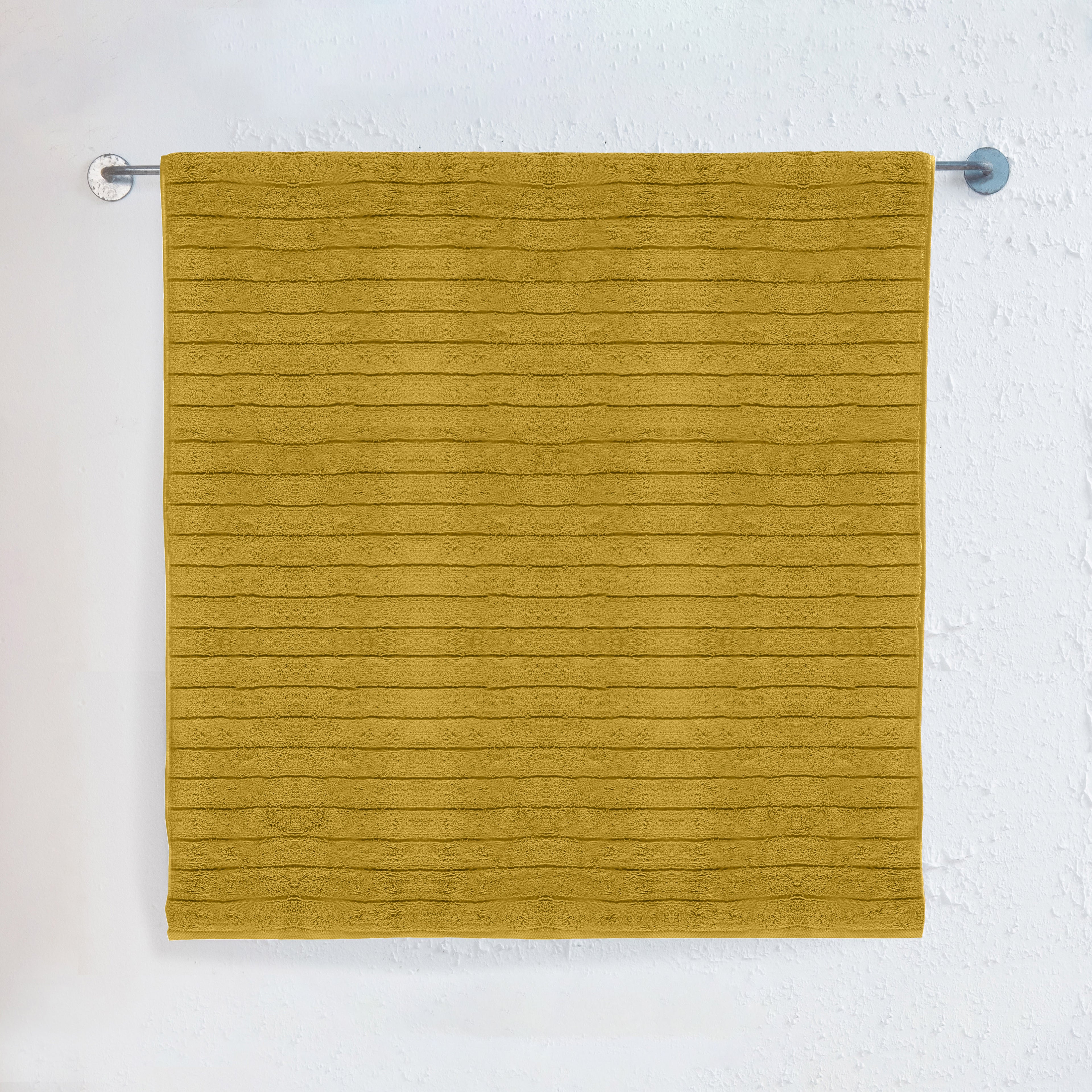 1-Piece Premium Turkish Cotton Corduroy Stripe Jumbo Towel, 35x 70 inch