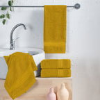 4-Pack Premium Turkish Cotton Hand Towel Set, 16 x 28 inch