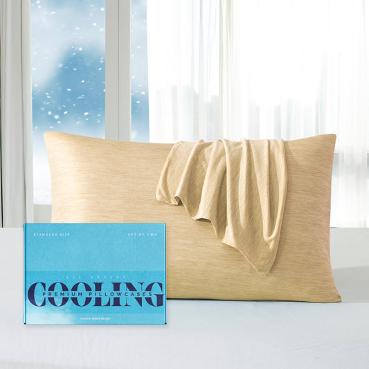 Elegant Comfort Set of 2 - Cooling Pillowcases