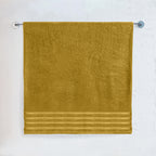 1-Piece Premium Turkish Cotton 4 Lines Stripe Jumbo Towel, 35x 70 inch