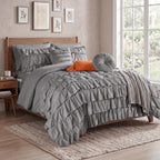 10-Piece Cinderella Comforter Set, Includes 4-Piece Sheet Set with Double Sided Storage Pockets