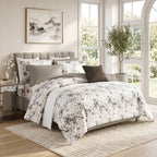 10-Piece Tie-Dye Comforter Set, Includes 6-Piece Sheet Set with Double Sided Storage Pockets