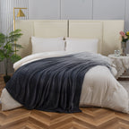 Ombre Printed Velour Fleece Blanket - Velvety Feel
