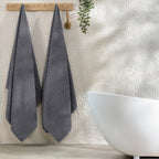 2-Pack Premium Turkish Cotton Braided Bath Towel Set, 27 x 54 inch