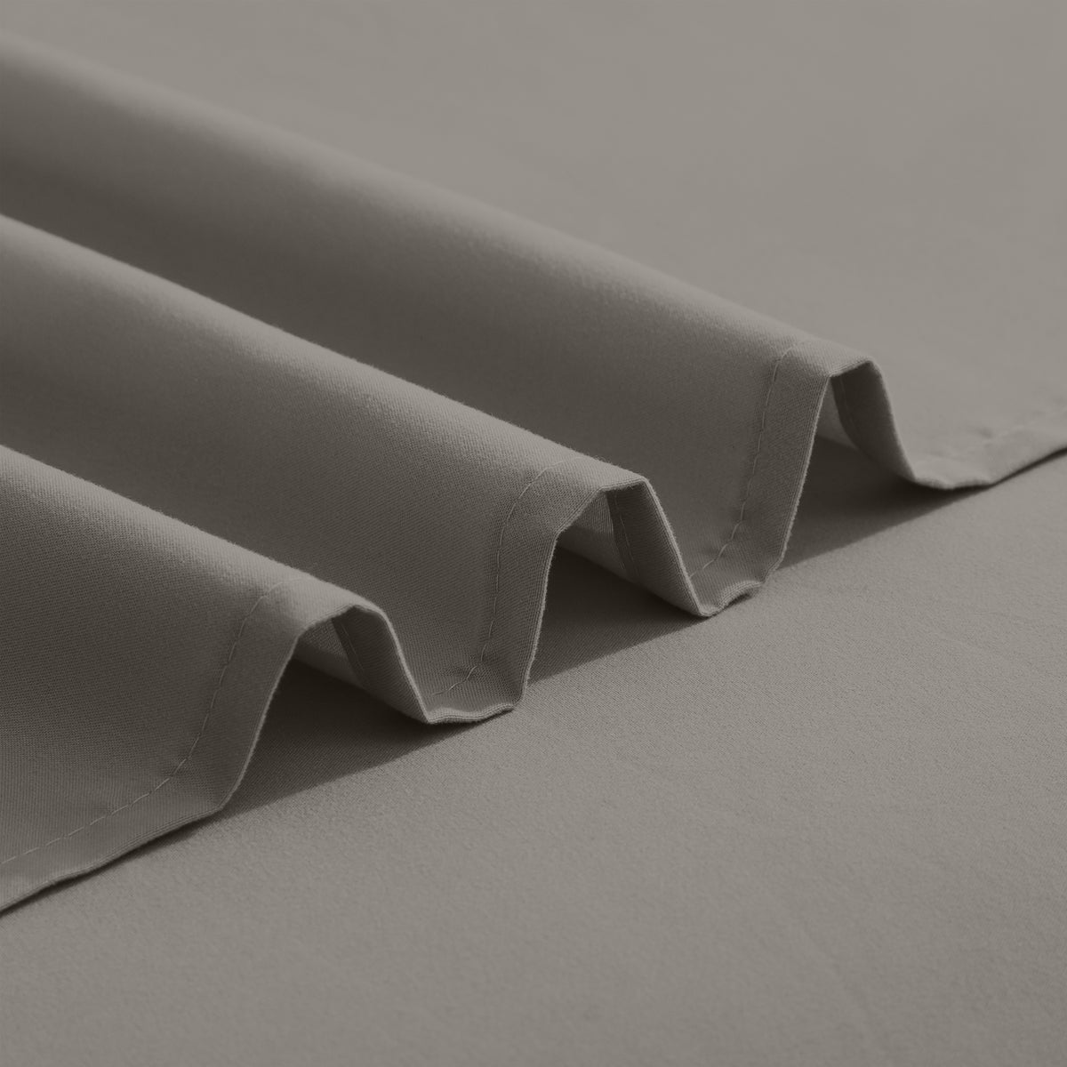 Essential 6-Piece 3-Line Embroidery Sheet Set, Soft as a Hotel Premium Quality,  Moody Shades