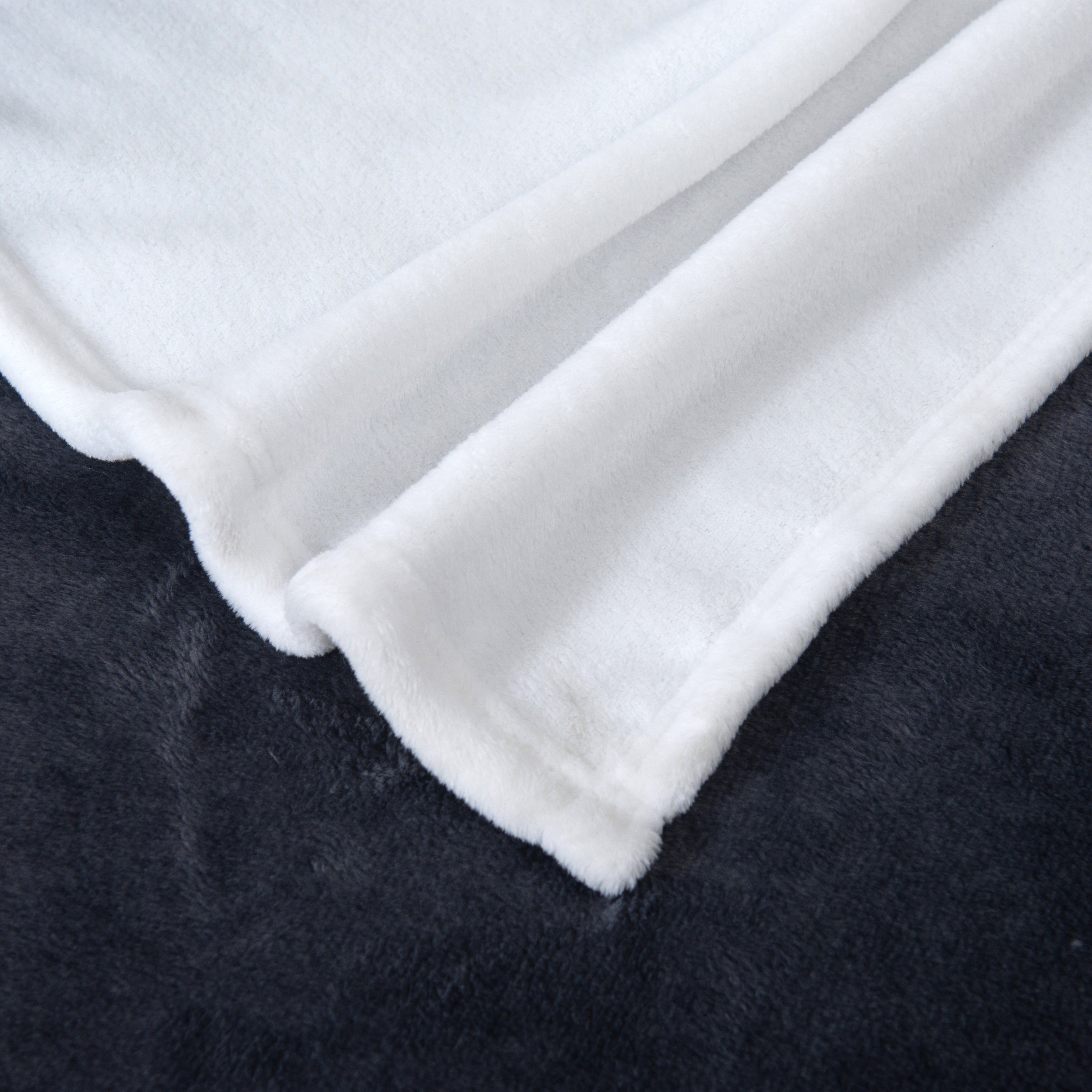 Ombre Printed Velour Fleece Blanket - Velvety Feel