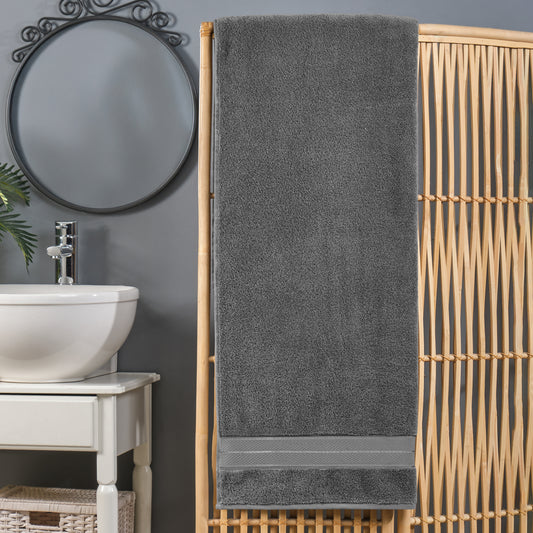 Elegant Comfort 1-Piece Premium Turkish Cotton Three Line Popcorn Oversized Bath Sheet Towel 40 x 80 Inch