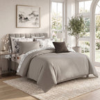 10-Piece Tie-Dye Comforter Set, Includes 6-Piece Sheet Set with Double Sided Storage Pockets