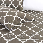 6-Piece Moroccan Trellis Printed Pattern - Soft as a Hotel Premium Quality