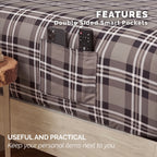 6-Piece Plaid Pattern Bed Sheet Set - Soft as a Hotel Premium Quality
